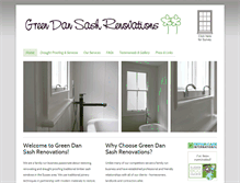 Tablet Screenshot of greendansashrenovations.com